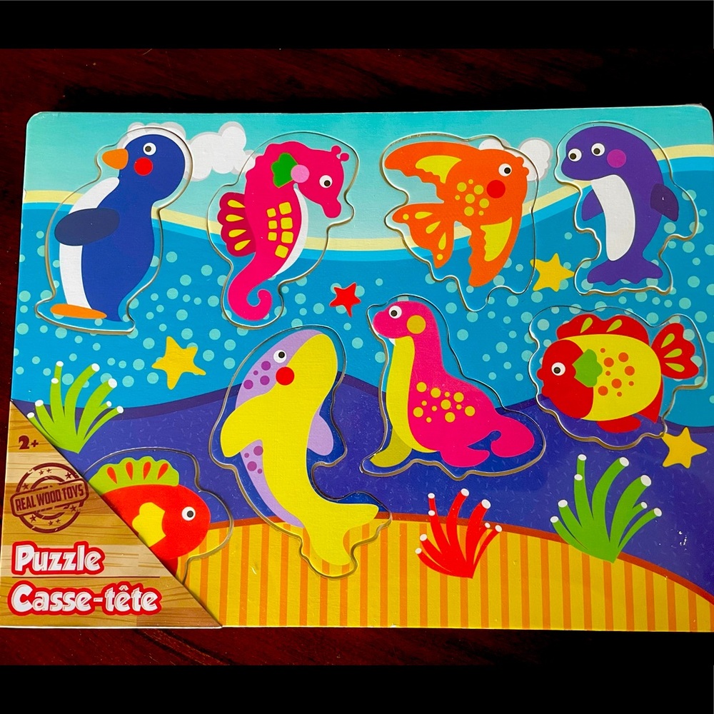 Brand New Wooden Sea Creature Puzzle